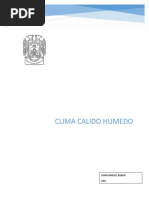 Clima Calido Humedo