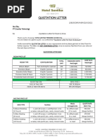 Quotation Letter Santika Premiere ICE BSD CIty Tahun 2022 - PT Enerba Teknologi