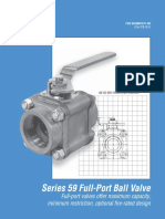 Series 59 Full-Port Ball Valve: Full-Port Valves Offer Maximum Capacity, Minimum Restriction, Optional Fi Re-Rated Design