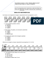 Pruebas Acumulativas Grado Primero