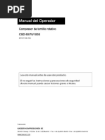 Manual de Servicio y Operacion Del Equipo CSD75