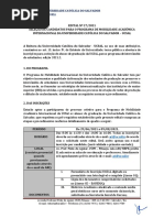 Edital No 17 2021.2 Mobilidade Academica Internacional para Revisao