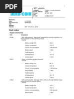 Fault Codes: STO U Andriiv