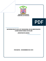 Anteproyecto de Ley Municipal de Ace - Pocoata