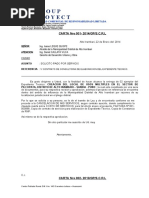 Carta de Emision de La Empresa Proyect