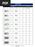 OXENA Price List Arsitek