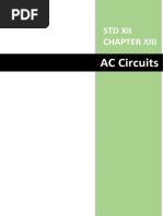 STD Xii: AC Circuits