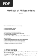 Methods of Philosophizing: Lesson 2