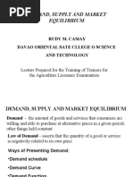 Demand Supply and Market Equilibrium Students