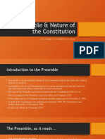 Nature of The Constitution