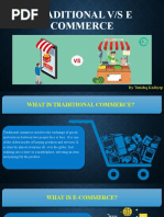 Traditional V/S E Commerce: by Tanishq Kashyap