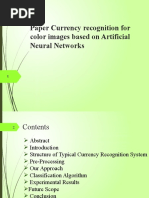 Paper Currency Recognition For Color Images Based On Artificial Neural Networks