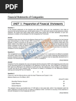 Financial Statement of Companies