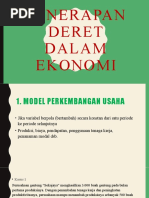 3 Penerapan Deret Dalam Ekonomi