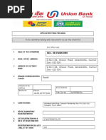 Application Form For MSMEs