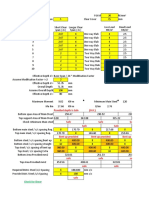 Continuous One Way Sunk Slab Design Programme