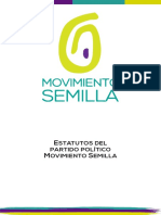 Estatutos Partido Político Moviento Semilla