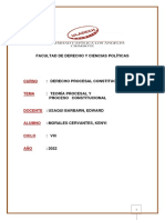 Tema Teoria Procesal y Proceso Constitucional