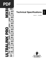 MX882 B Specs