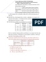 Module - 4 Problem On Portfolio Risk & Return-II