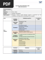 PLAN DE APOYO INDIVIDUAL 2022 TDAH Formato