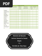 Cuadro de Notas