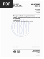 NBR 5419 4 2015 Proteao Contra Descargas Atm Parte 4 Sistemas Eletricos e Eletronicos Internos Na Estrutura