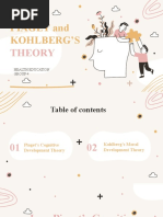 Piaget and Kohlberg'S: Theory