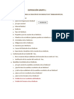 Esquema de Pasos para La Creaciã - N de Un Sindicato de Trabajadores