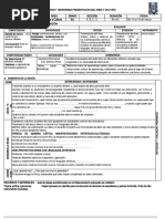 SESION DE APRE. 1 de 3ro. ARTE 2022