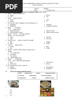 Soal UTS Bahasa Inggris Kelas 6 (Semester Ganjil)