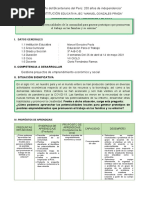 EXPERIENCIA DE APRENDIZAJE 2 EPT 3° Grado 2021