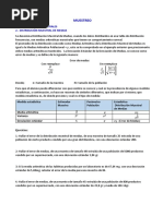 Distribucion Muestral de Medias - Probabilidades