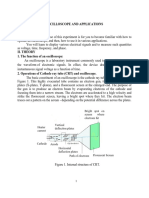 Bright Spot On Screen Where Electrons Hit Vertical Deflection Plates Heater Current