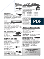 Resettable Circuit Breakers Fuse Holders