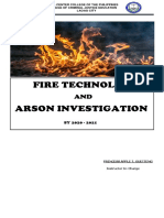 Fire Technology Arson Investigation