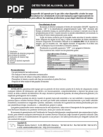 Detector de Alcohol Ca 2000