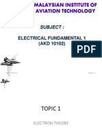 Topic 1 Electron Theory (25 Slides)