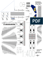 400scale b747-400 Lufthansa