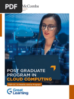 Post Graduate Program In: Cloud Computing