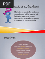 Folleto Informativo Triptico