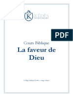 8 La Faveur de Dieu