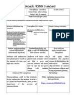 Science - Unpack - Standard - Template ITL 518 Week 1 DB