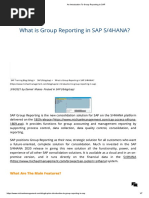 An Introduction To Group Reporting in SAP