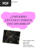 Universo Estático Vs Dinámico