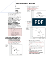 Operations Management With TQM: A. Introduction