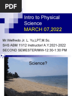 Intro To Physical Science - Chapter 1