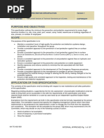 Fire Prevention Specification V1 AA - TS - 402 - 003 INTERNAL APPROVED Mar2020