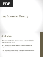 Lung Expansion Therapy