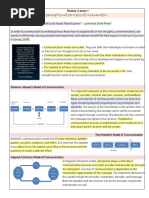 Principles and Processes of Communication